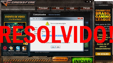 Crossfire erro de Script (RESOLVIDO)