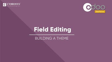 Editing Fields in Odoo |  Building a Website - Field Editing