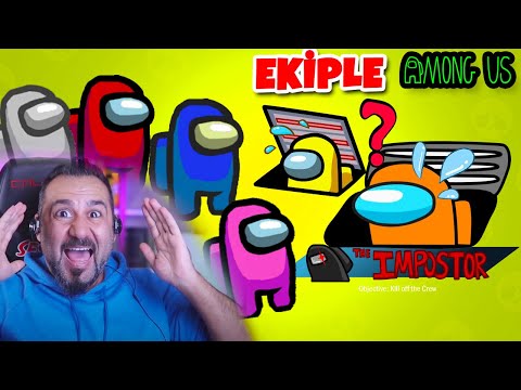 ÇOK PİS YAKALANDIK AMA GÖRMEDİLER! | EKİPLE 10 YOUTUBER AMONG US OYNUYORUZ