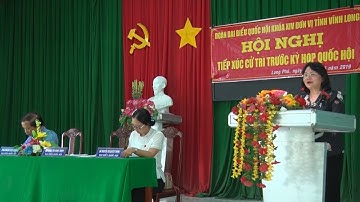 Phó Chủ tịch nước Đặng Thị Ngọc Thịnh tiếp xúc cử tri tại Vĩnh Long