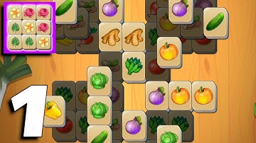 Tile King - Matching Games Free & Fun To Master - Gameplay Part 1 Levels 1-10 (Android,iOS)