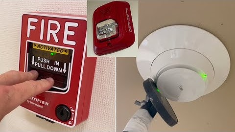 Fire alarm testing a elementary school with new notifier addressable NFS 320c