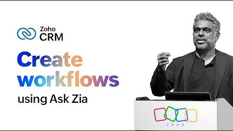 Create workflows in seconds using Ask Zia | Live Demo at Zoholics USA