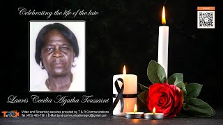 Celebrating the life of Lauris Cecilia Agatha Toussaint