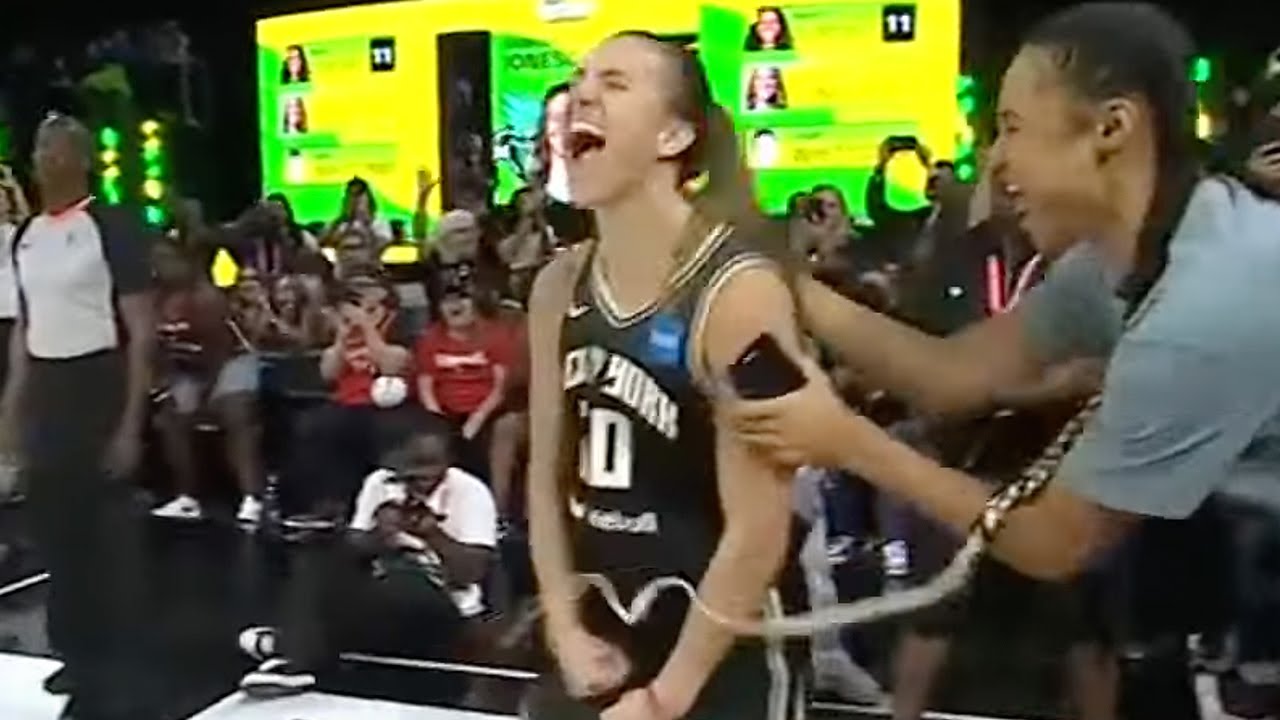WNBA 3-point contest highlights: Liberty star Sabrina Ionescu wins