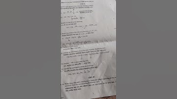 WBSU 2024-2025 chemistry question paper for 1st semester #B.sc general