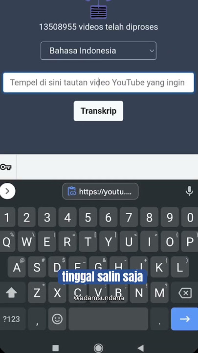 Cara Konversi Youtube Menjadi Teks