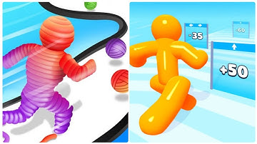 Max Level Tall man Run 3d Vs Rope Man 3D🟤⚫️New Levels Big New Update Max Walkthrough Android iOS