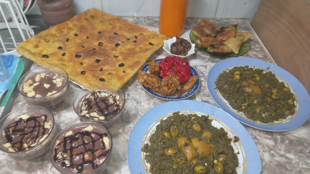 اليوم 4من رمضآن فطور سريع ميمن شحمة في الفرن تحلية سريعة لخبيزة 