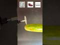 Which material can cut cucumber ?#satisfying #experiements #relaxing #shorts #asmr