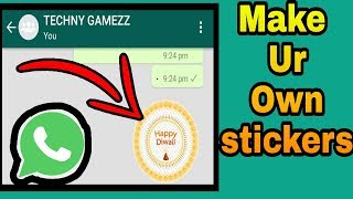 How To Make Ur Own Stickers Of Whatsapp | Whatsapp update | personal stickers on whatsapp screenshot 3