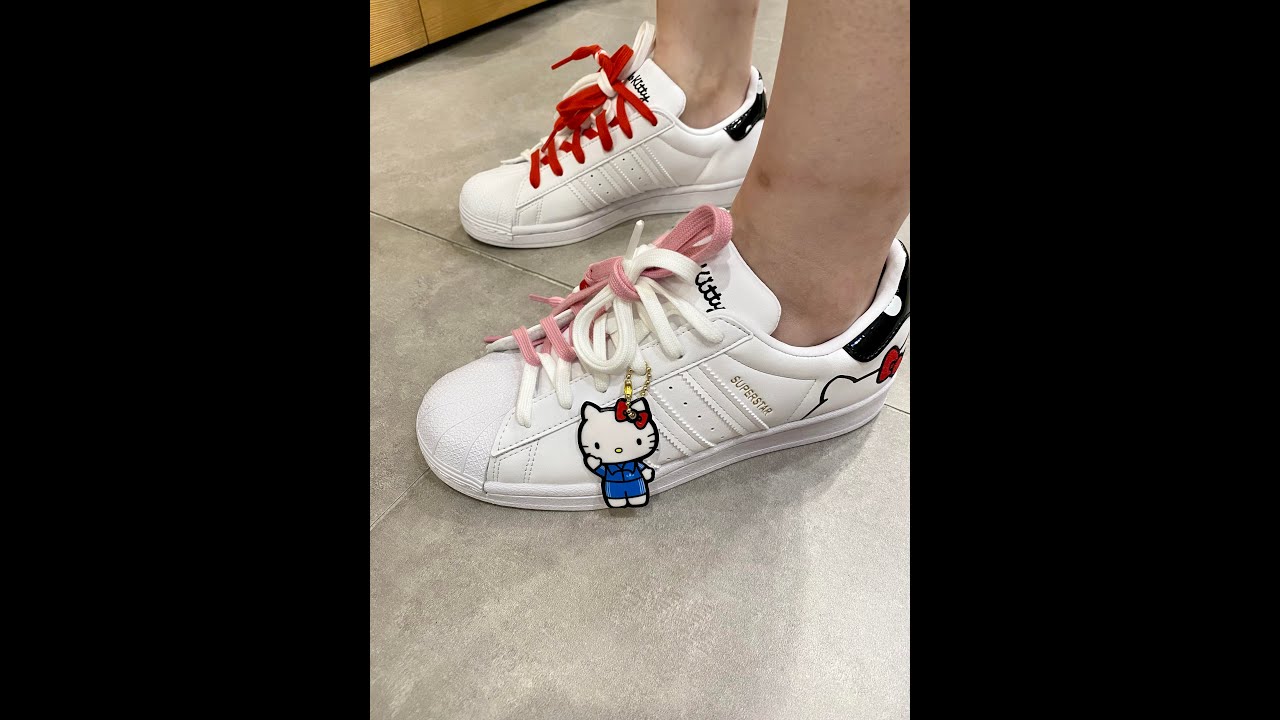 Hello Kitty x Adidas Superstar! - YouTube