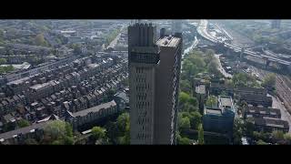 Trellick Tower west London filmed on my DJI mini 2