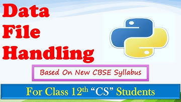 Data File Handling | Appending to File | Binary File Operations |CBSE 2020| Free Online Classes