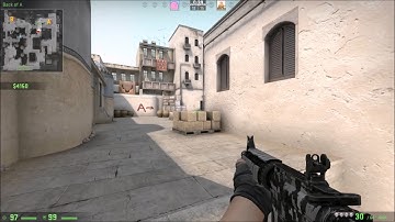 1v5 eco ace csgo dust2