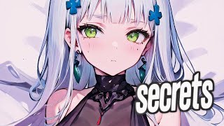 Nightcore - Secrets (Lyrics) - Tabba x Dj Goja