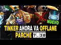 ¡POR ESTA RAZON AHORA ESTÁ IMPARABLE EN OFFLANE! | TINKER OFF GAMEPLAY DOTA 7.30