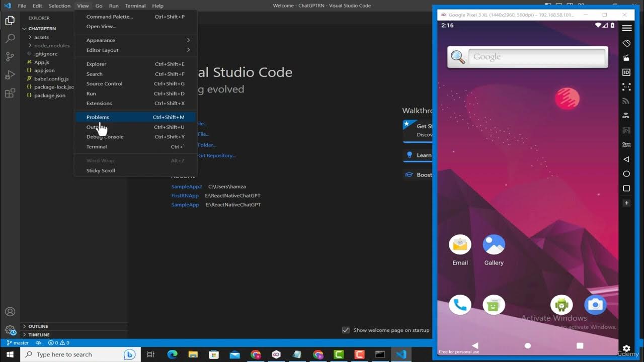 2.Creating a new React Native Application - YouTube