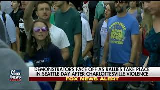 Dueling Protests Clash In Seattle