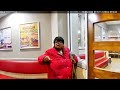 Police surprise unstable woman  threatens restaurant customers and friendly manager