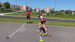 Rollerski Skate Agility Course with Anabel Needham