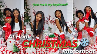 GRWM: Me &amp; Jac Had A CHRISTMAS Photoshoot *at home photoshoot* (EASY)