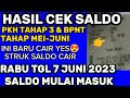 PKH HARI INI CEK SALDO KKS BRI PKH TAHAP 3 & BPNT TAHAP MEI JUNI SUDAH CAIR YA TGL 7 JUNI HASILNYA?