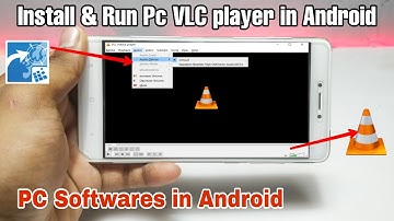 Install & Run Windows PC VLC Mediaplayer In Android Using Exagear Emulator | Pc software in Android