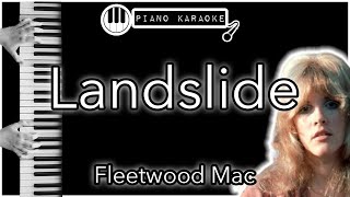 Miniatura de vídeo de "Landslide - Fleetwood Mac - Piano Karaoke Instrumental"