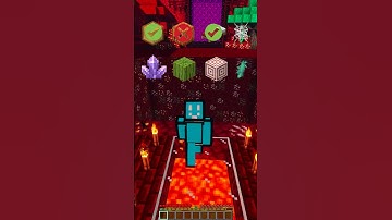 MINECRAFT : FALL DAMAGE VS BLOCK