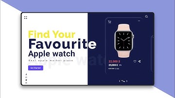 Apple watch web UI animation in adobe XD