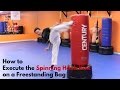 How to Execute the Spinning Hook Kick on a Freestanding Bag
