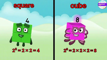 Learn square and cube  on ‎@Educationalcorner110