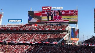 Broncos @ 49ers PRESEASON 2023 | National Anthem by Jules Aurora 🇺🇸