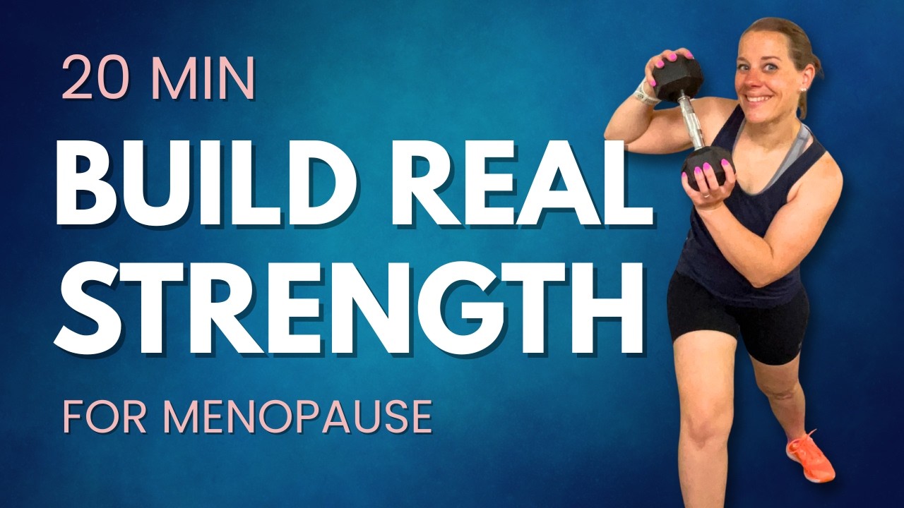 Full Body Strength First | 20 Min Dumbbell Workout for Menopause