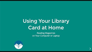 Using Your Library Card at Home: Reading Magazines on Your Computer or Laptop