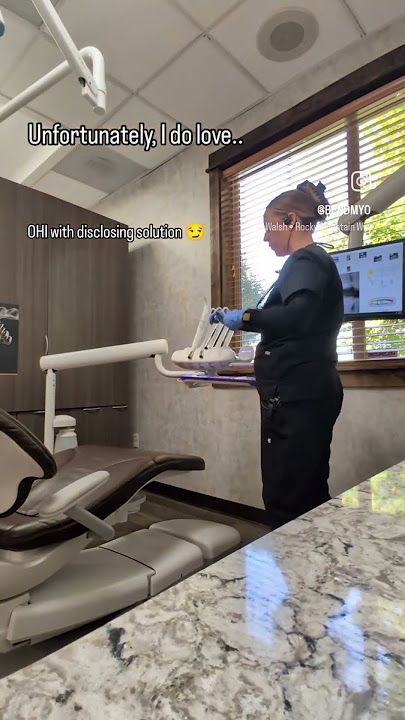 Unfortunately… my toxic hygienist trait is: 🦷Being overly excited about disclosing solution #rdh