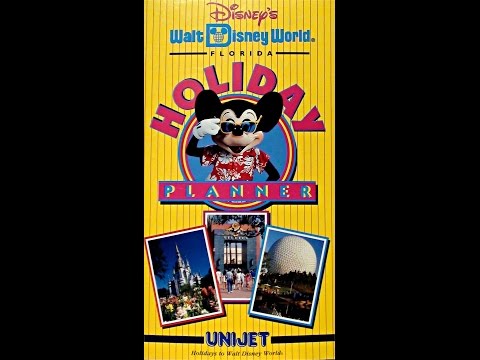 Walt Disney World Holiday Planner - UniJet (UK VHS 1994-95)