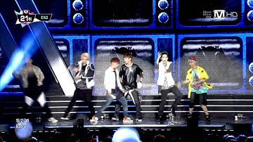 [130808] EXO (엑소) - Growl (으르렁) @ MNet MCountdown Summer Special