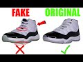 Кроссовки Air Jordan 11 vs fake. Как отличить подделку от оригинала?