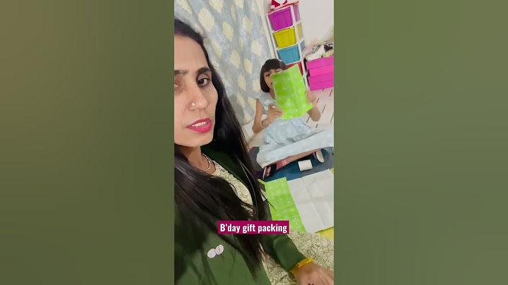 Gift packing for mumma 🎁 Surprise birthday gift 😃🤭 How do you gift wrap a birthday gift? #shorts