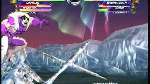 MvC2 Online (360): Brett (Cha/Spid/Psy) vs Josh 360 (Jug/Tha/Sab) 8 .:11.19.10:.