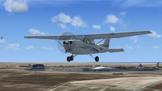 Flight Simulator Cessna 172SP Training Flight Baku Airport