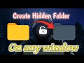 Hide Your Files on Desktop Like a Pro | Create a Hidden Folder on Windows Desktop | Easy Tutorial