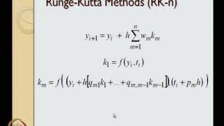 ⁣Mod-07 Lec-29 Ordinary Differential Equations (initial value problems) Part 5