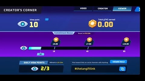 Thetan Arena🔫 - Get daily view point to earn gTHC🪙 #thetangiftlink