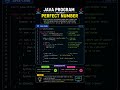 Java Program To Check Perfect Number | IntrovertRKSpeaks #java #programming #coding #viral #trending