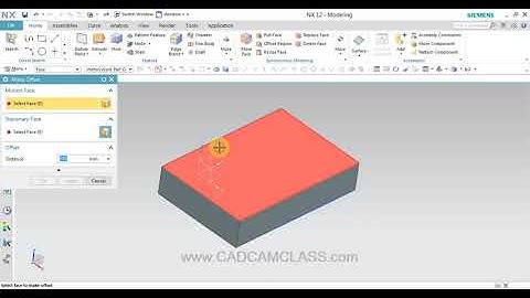 NX   MAKE OFFSET COMMAND IN NX