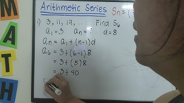 TAGALOG: Arithmetic Series #TeacherA #GurongPinoysaAmerika