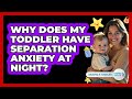 Why Does My Toddler Have Separation Anxiety At Night? - Raising A Toddler